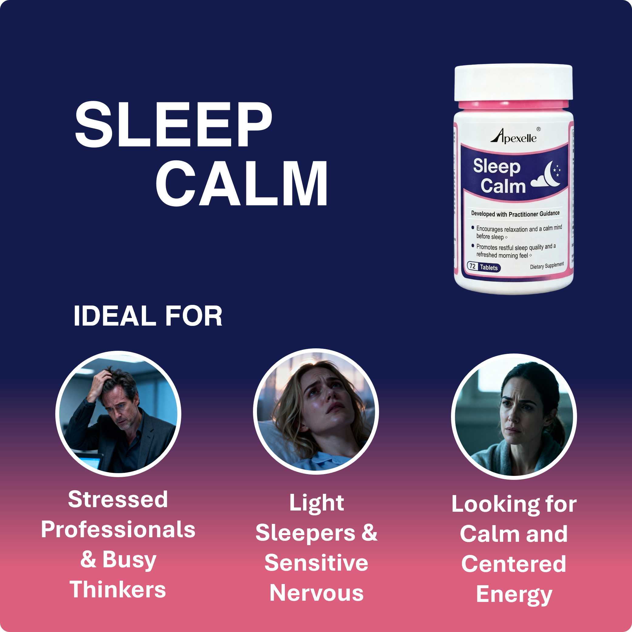 Sleep Calm - Gentle, non-habit-forming bedtime support for a calmer mind, relaxed body, and more restful sleep